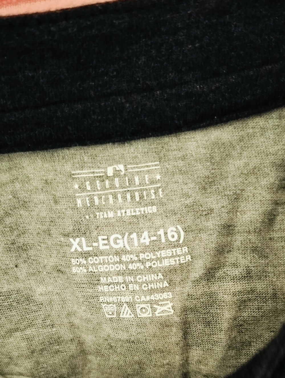 Genuine Merch San Francisco Giants Gray & Black Lincecum 55 Tee - Kid XL/Women S - Picture 5 of 6